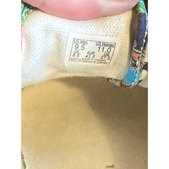 Vans Tropical Print Authentic Low-Top Sneakers With Flamingo & Checker Design - Picture 7 of 7